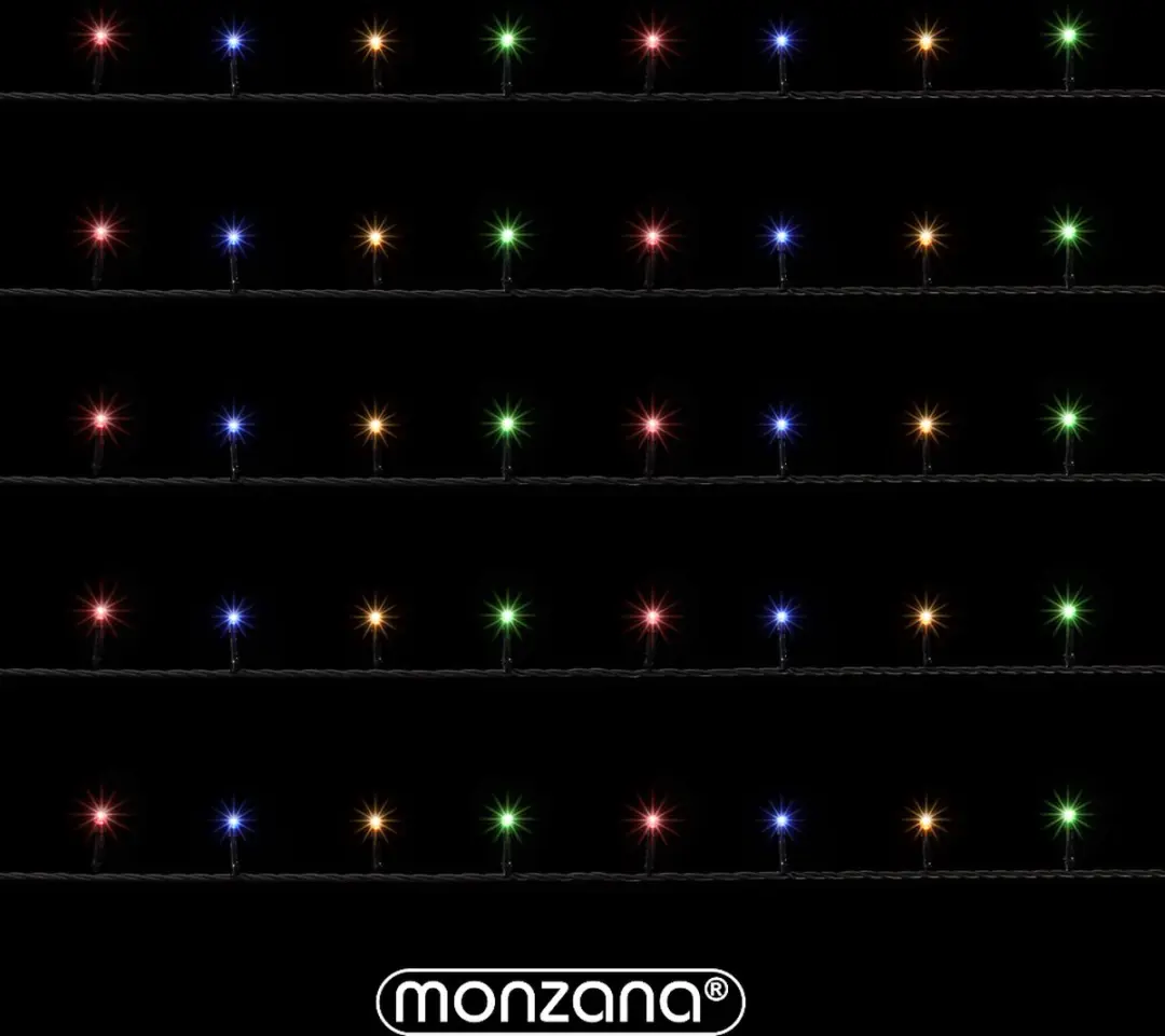 Monzana Lichtsnoer 400 LED Multicolor