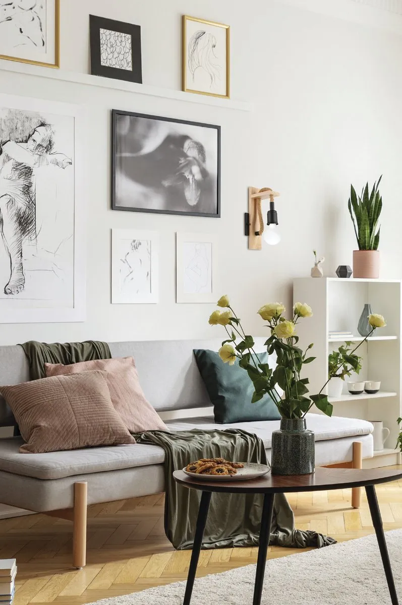 Eglo Rampside Wandlamp E27 - Zwart/Bruin - afbeelding 6 van 6