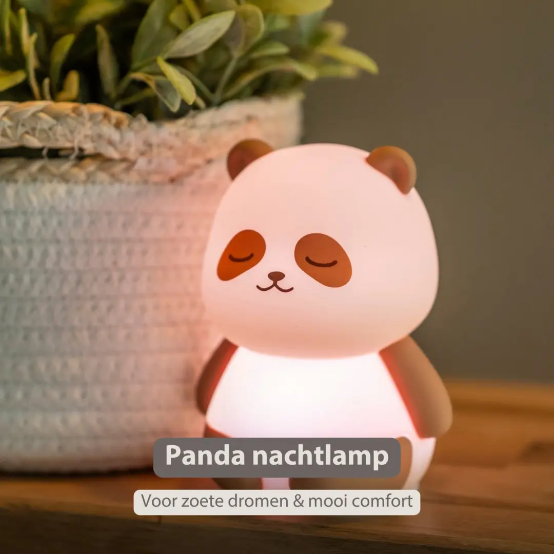 Nattou Baby Nachtlampje Panda 12cm - Beige