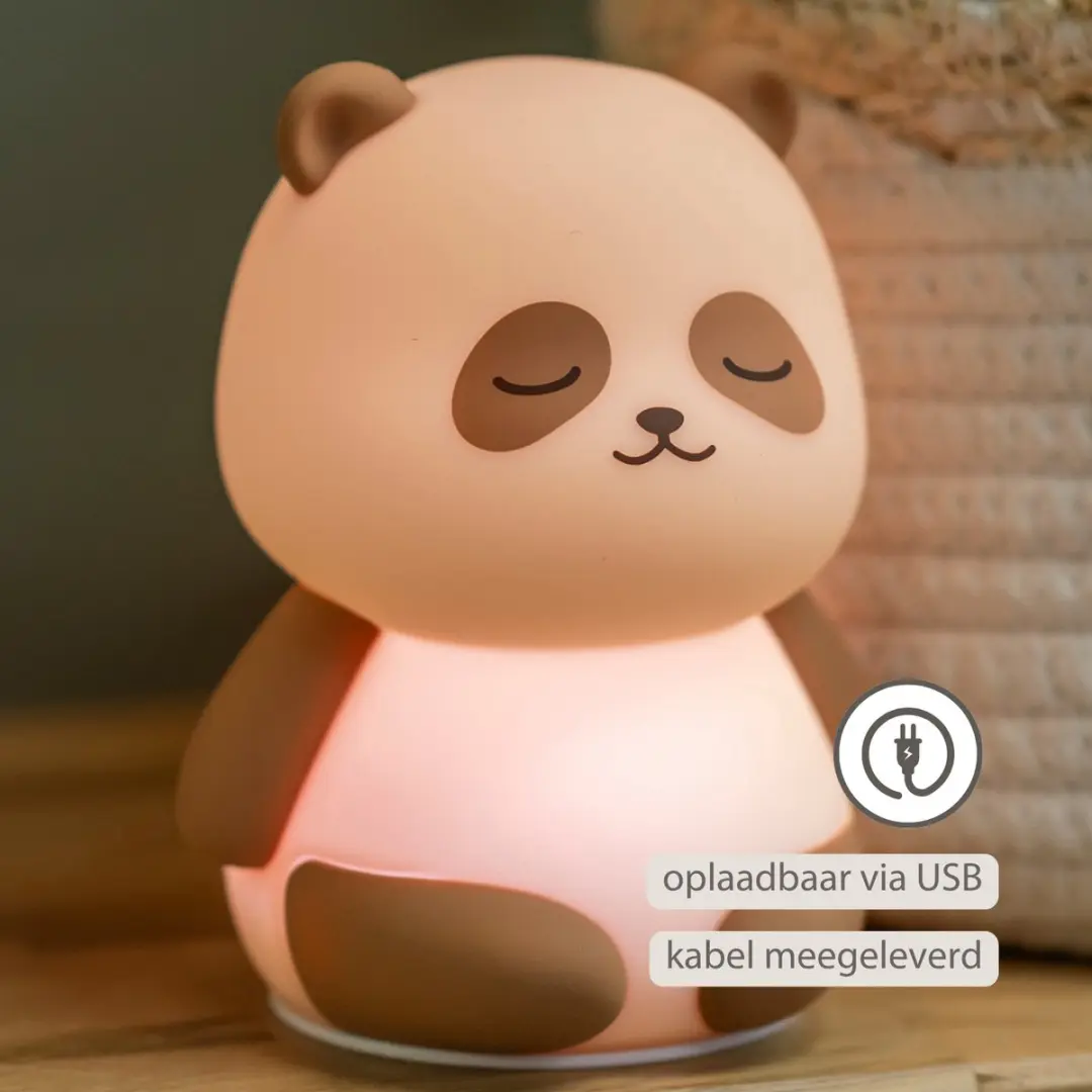 Nattou Baby Nachtlampje Panda 12cm - Beige
