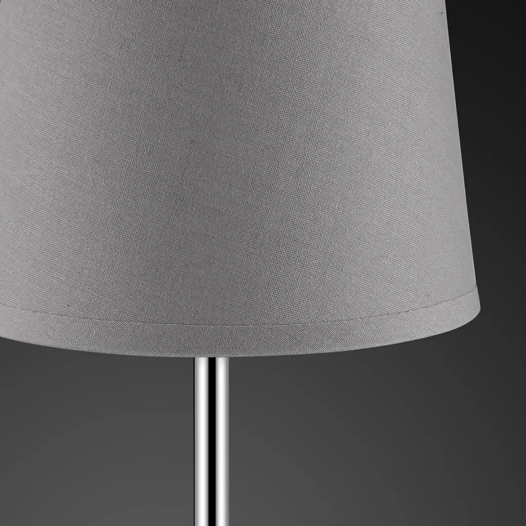 Monzana Nachtlamp 2 Stuks - Stoffen Kap 32cm - Antraciet