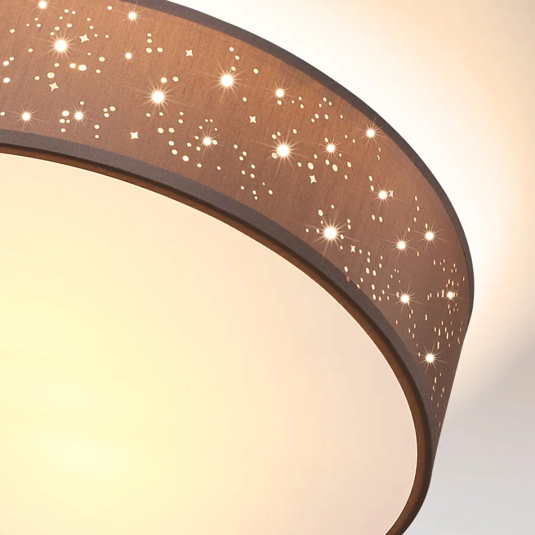 Monzana Sterrenhemel Plafondlamp 30cm - Taupe