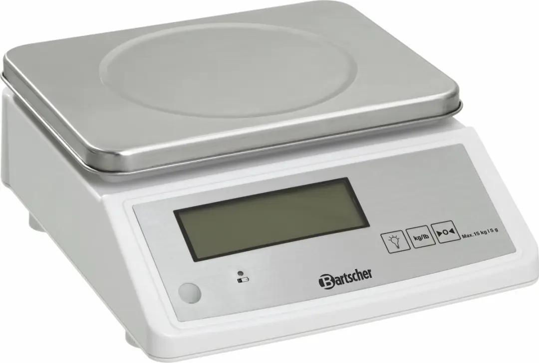 Bartscher Tafelblad Elektronische Keukenweegschaal 15 kg