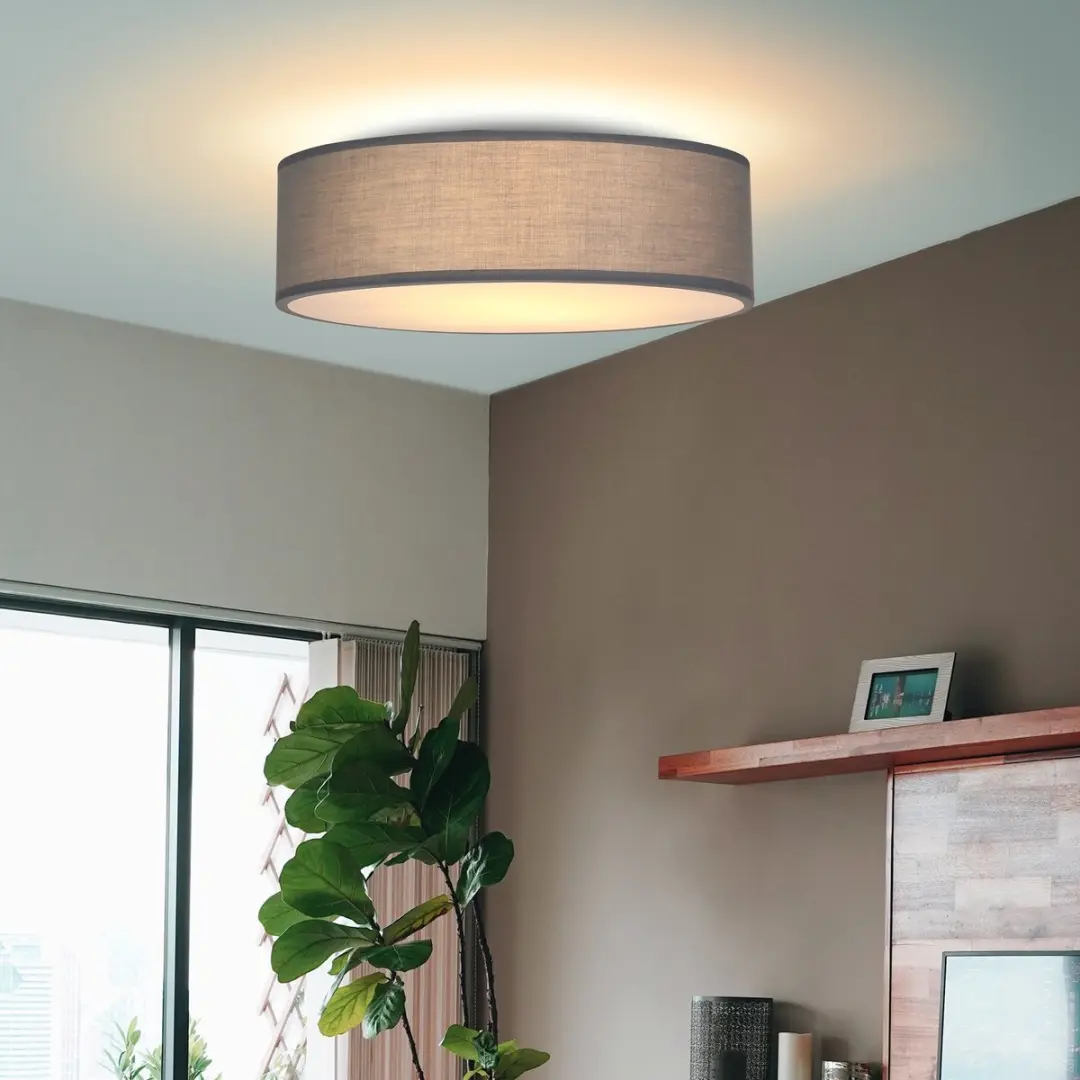Monzana Plafondlamp 40W E27 - 30cm Grijs