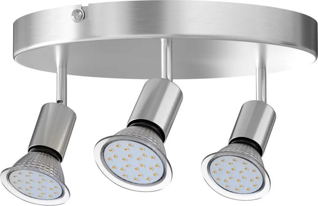 Monzana LED Plafondlamp 3 Spots 9W GU10