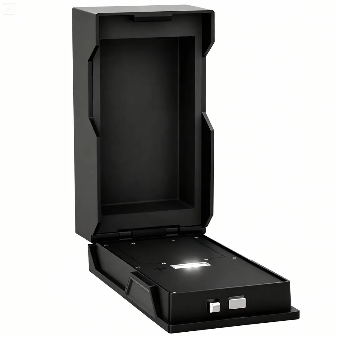 EarKings Smart Sleutelkluis 8720828011720 - Vingerafdruk & Keycard - IPX6 Zwart