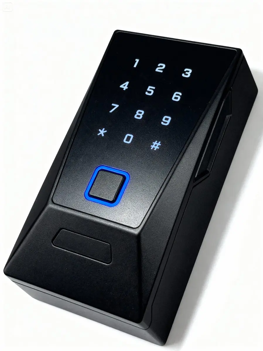 EarKings Smart Sleutelkluis 8720828011720 - Vingerafdruk & Keycard - IPX6 Zwart