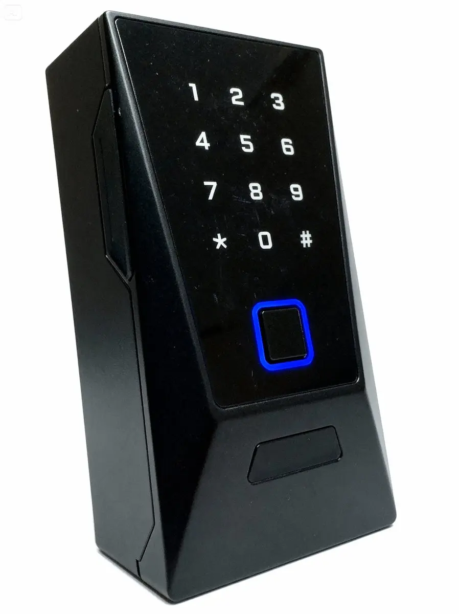EarKings Smart Sleutelkluis 8720828011720 - Vingerafdruk & Keycard - IPX6 Zwart