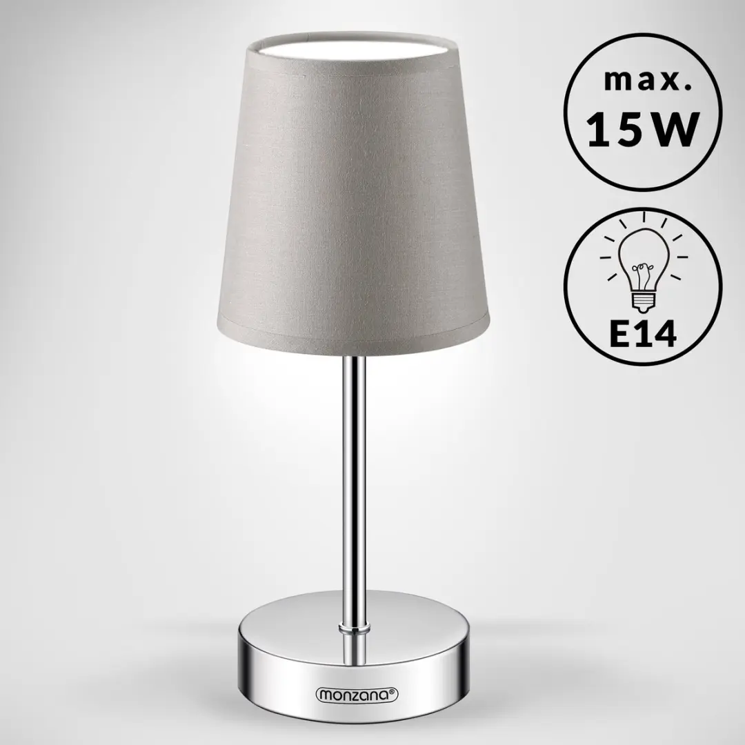 Monzana Tafellamp 2 Stuks - Taupe