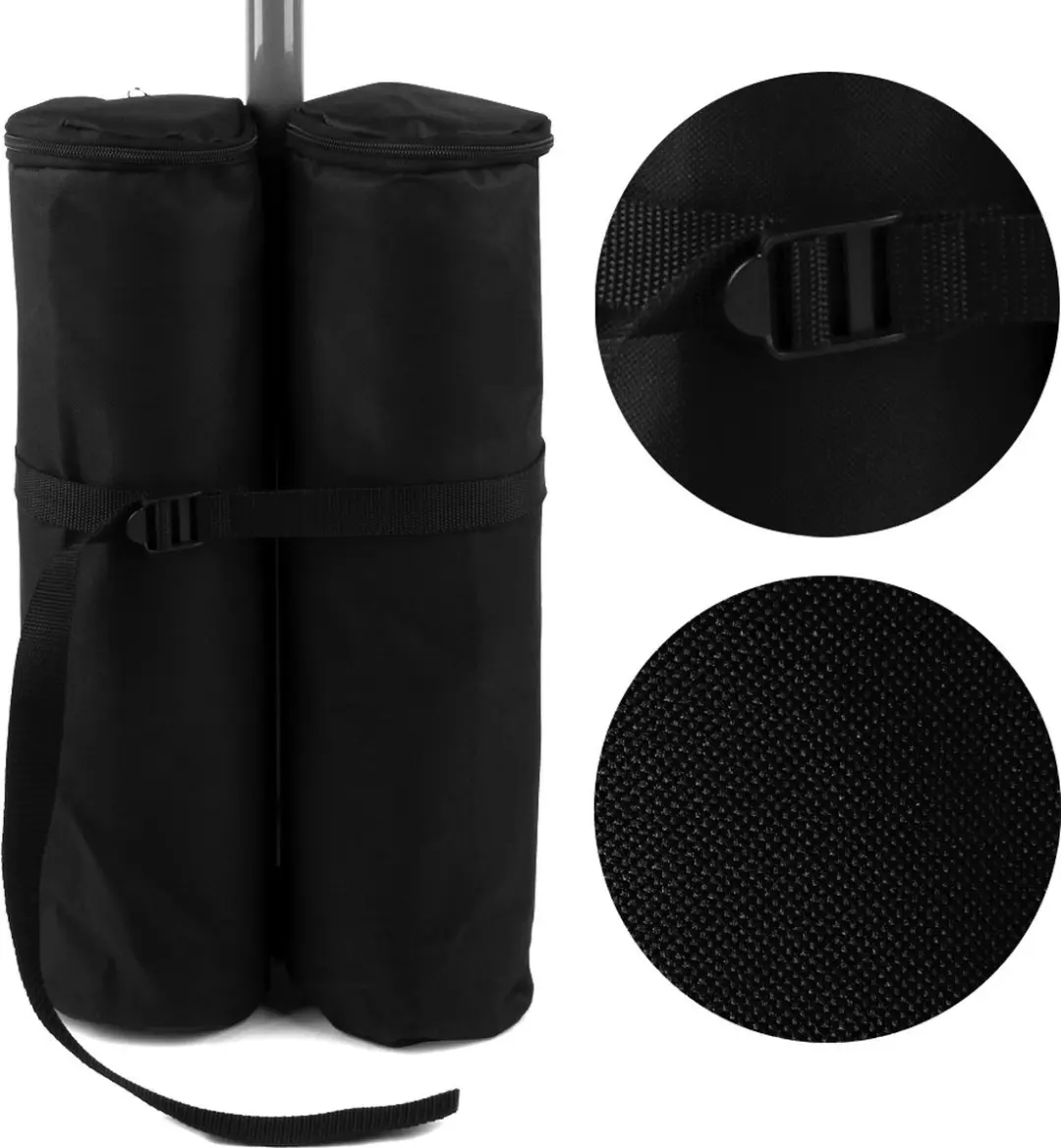 Monzana Gewichtszakken Partytent - 4 Stuks - Zwart