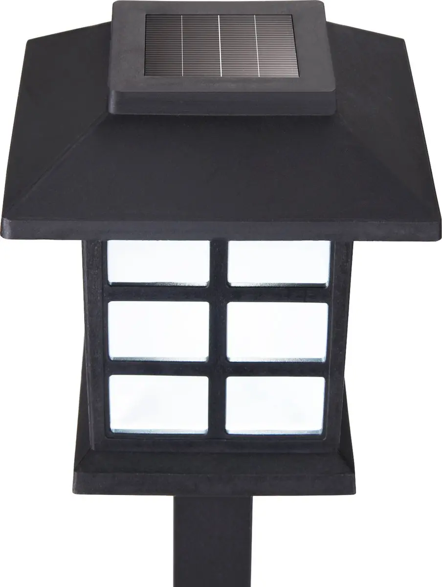 Monzana Tuinlamp Set 24 Zonne-energie - 6500K Zwart