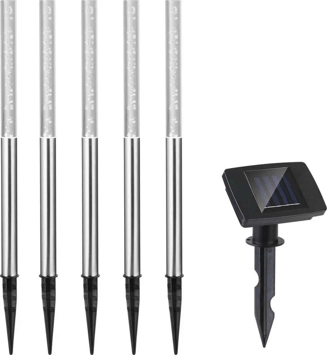Monzana Tuinlamp Zonne-energie Set 5 Stuks
