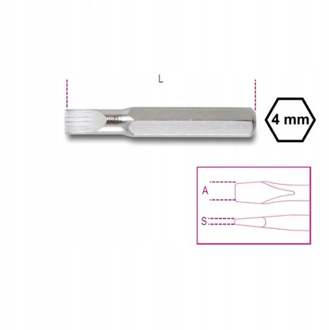 Beta Platte Schroevendraaierbit 3.5mm 1256LP/3.5