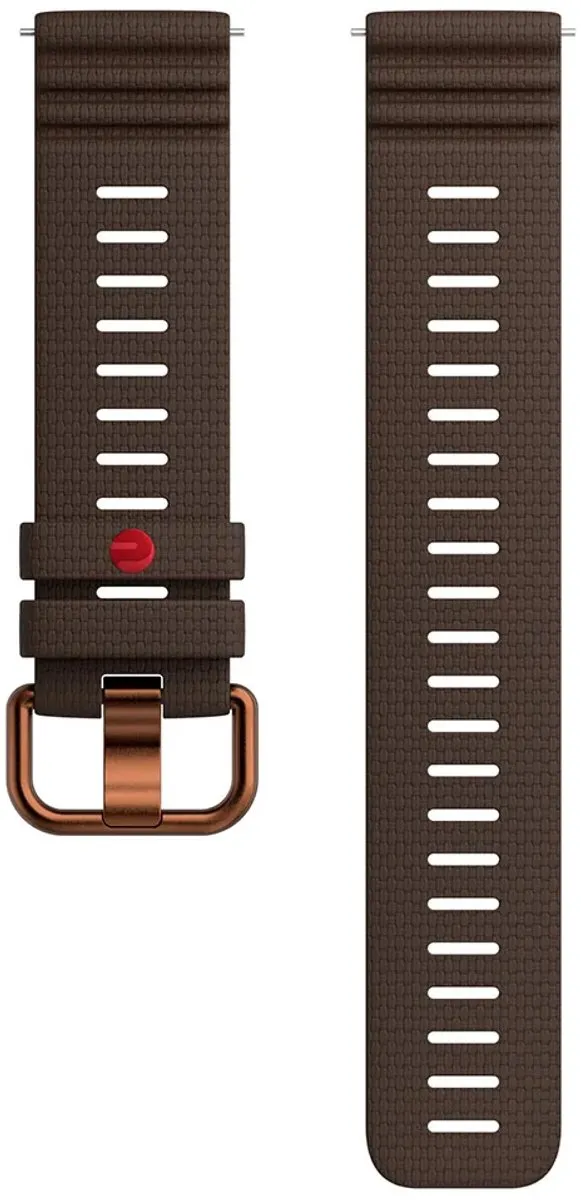 Polar Sport Horlogeband 22mm Siliconen Bruin - afbeelding 6 van 6