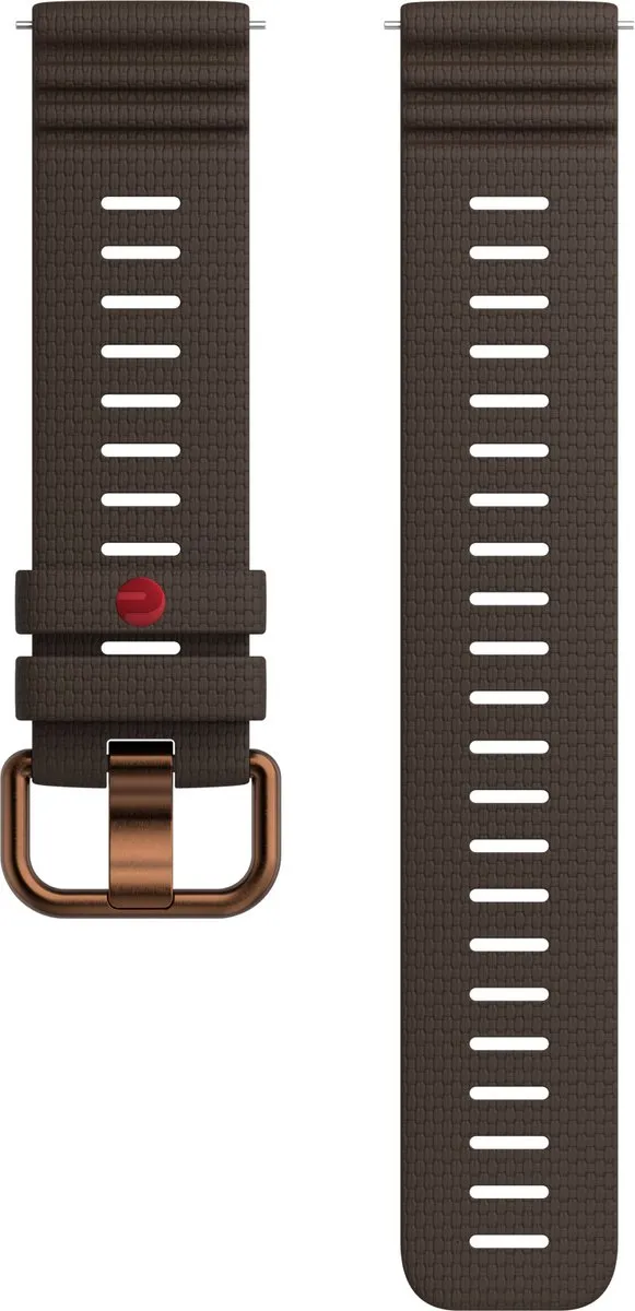 Polar Sport Horlogeband 22mm Siliconen Bruin