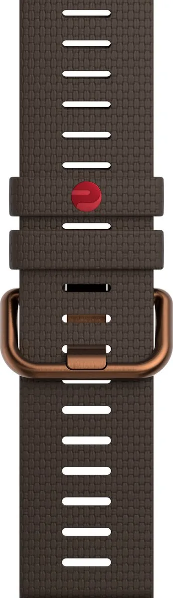 Polar Sport Horlogeband 22mm Siliconen Bruin