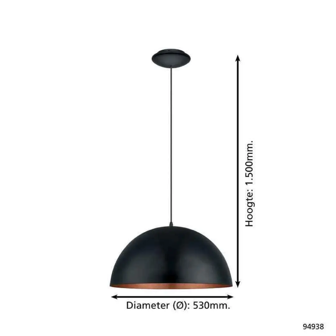 Eglo Batholino Igoa Spot 3 Lichts - 85cm - Nikkel-Mat