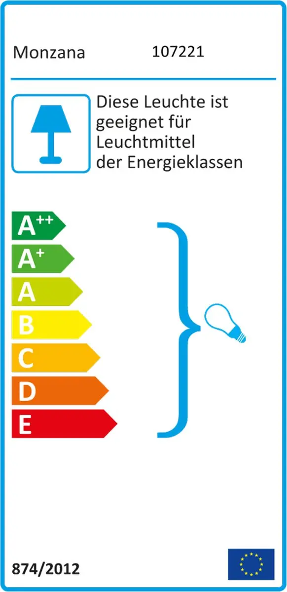 Monzana Buitenlamp RVS E27 - 20W - IP44 - Zilver