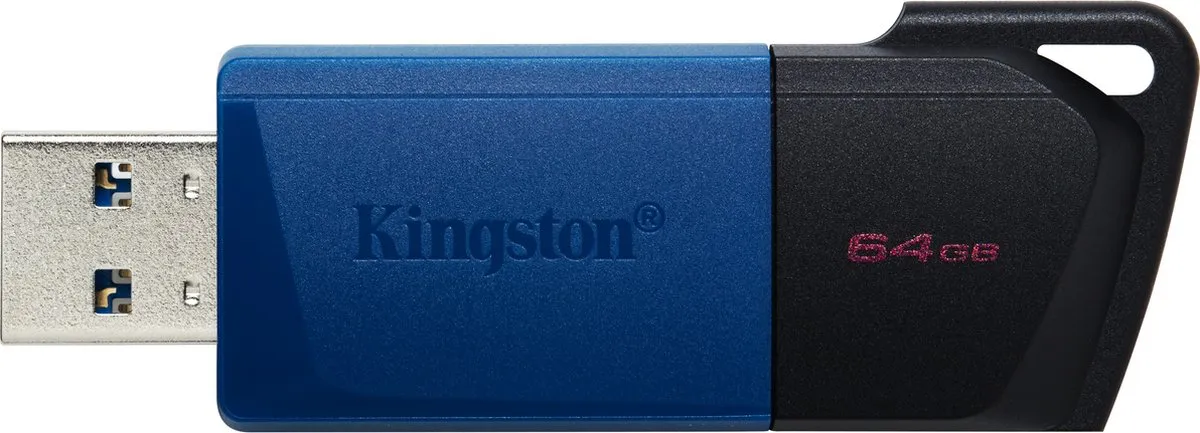 Kingston DataTraveler Exodia M DTXM/64GB USB-stick 64GB - Zwart/blauw