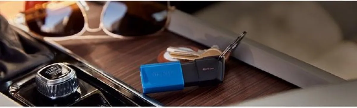 Kingston DataTraveler Exodia M DTXM/64GB USB-stick 64GB - Zwart/blauw