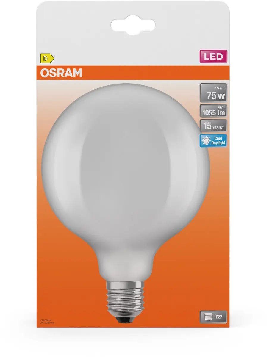 Osram LED Retrofit Classic Globe 125 G125 - 7,5W 1055lm Koelwit