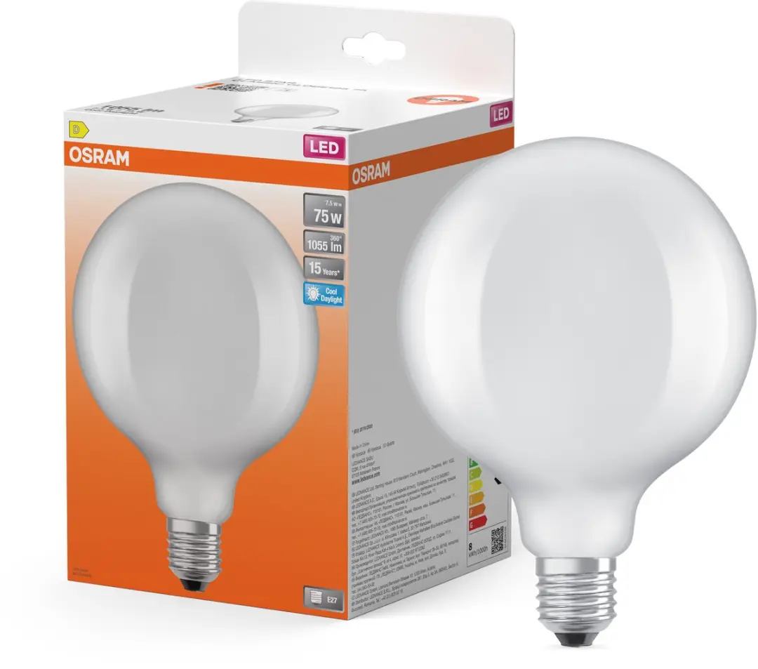 Osram LED Retrofit Classic Globe 125 G125 - 7,5W 1055lm Koelwit