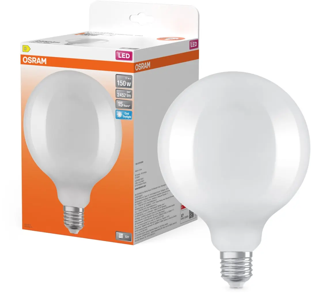 Osram LED Star Globe125 17W Mat - 2452 Lm Koelwit