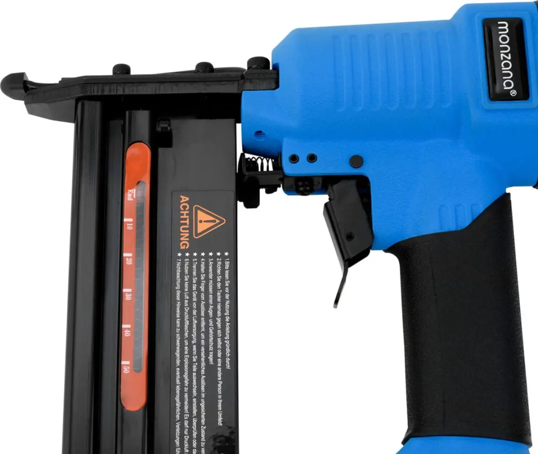 Monzana 2-in-1 Pneumatisch Spijkerpistool & Nietmachine 102753 - met Koffer & Accessoires