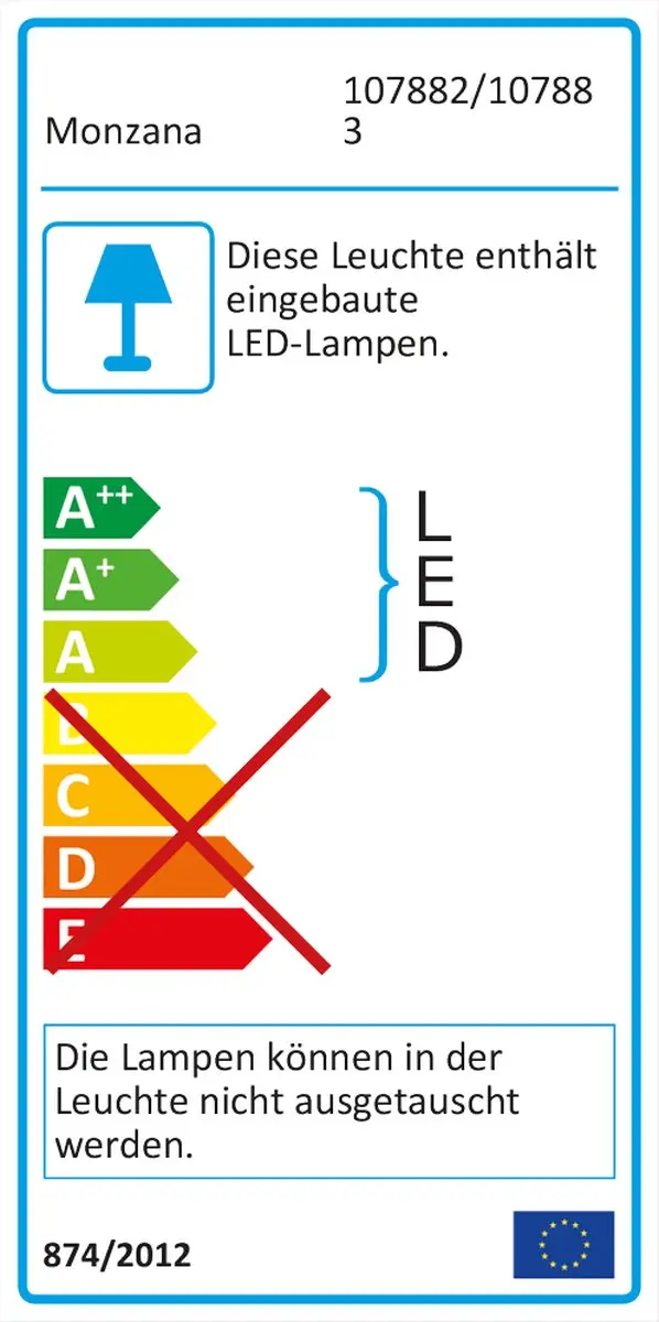 Monzana Krog LED Spotjes 6 Stuks - 8,2 cm - Zilver