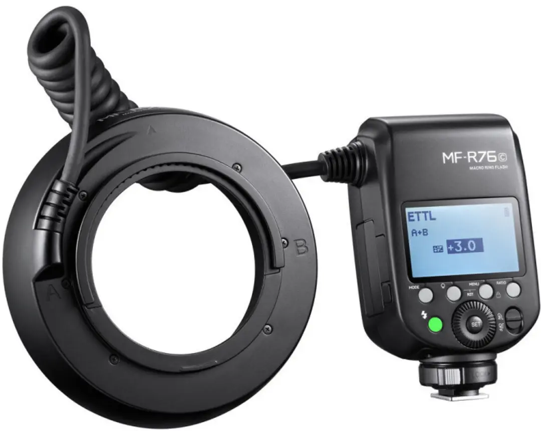 Godox MF-R76C Macro Ringflitser - Canon - 5900K - Zwart