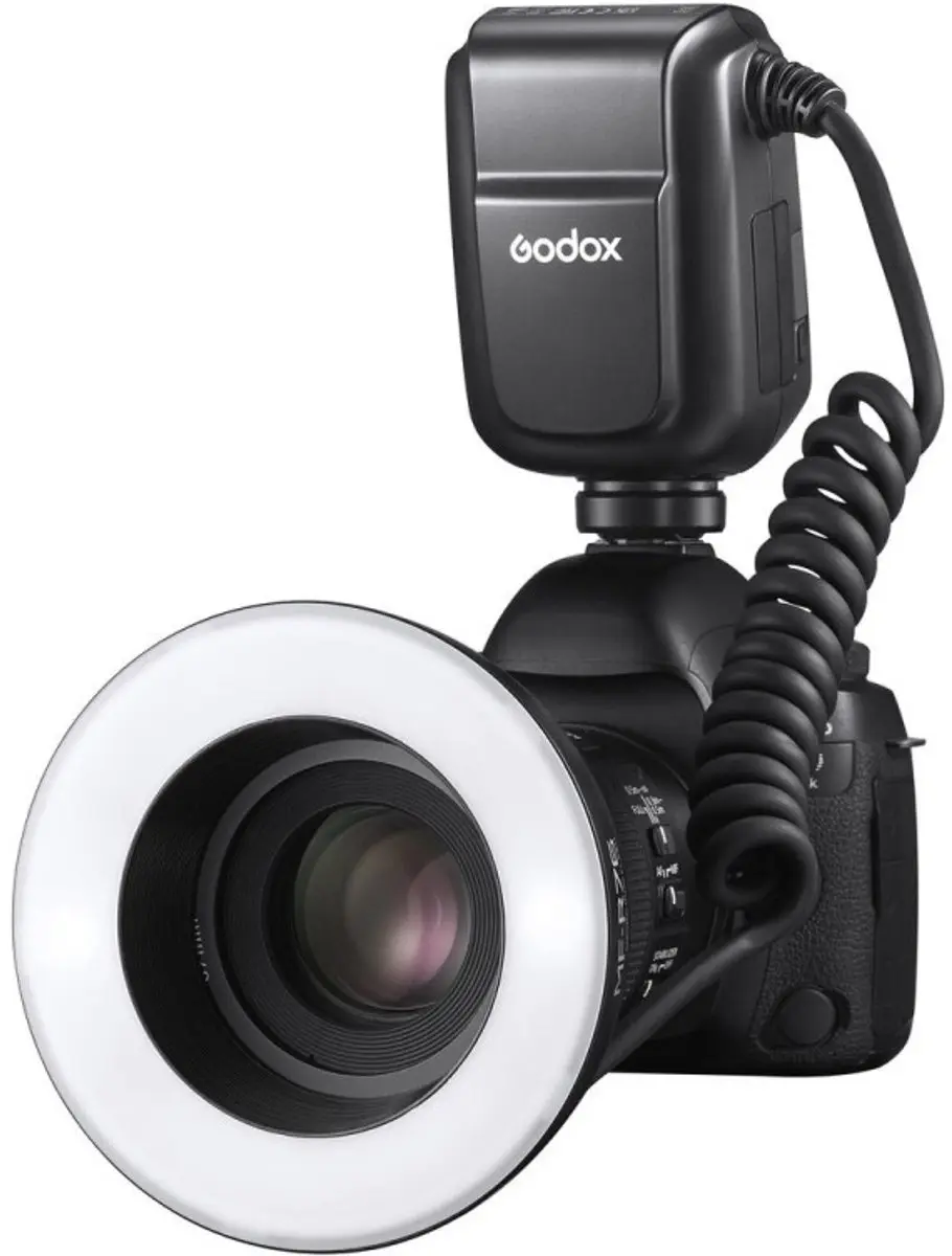 Godox MF-R76C Macro Ringflitser - Canon - 5900K - Zwart