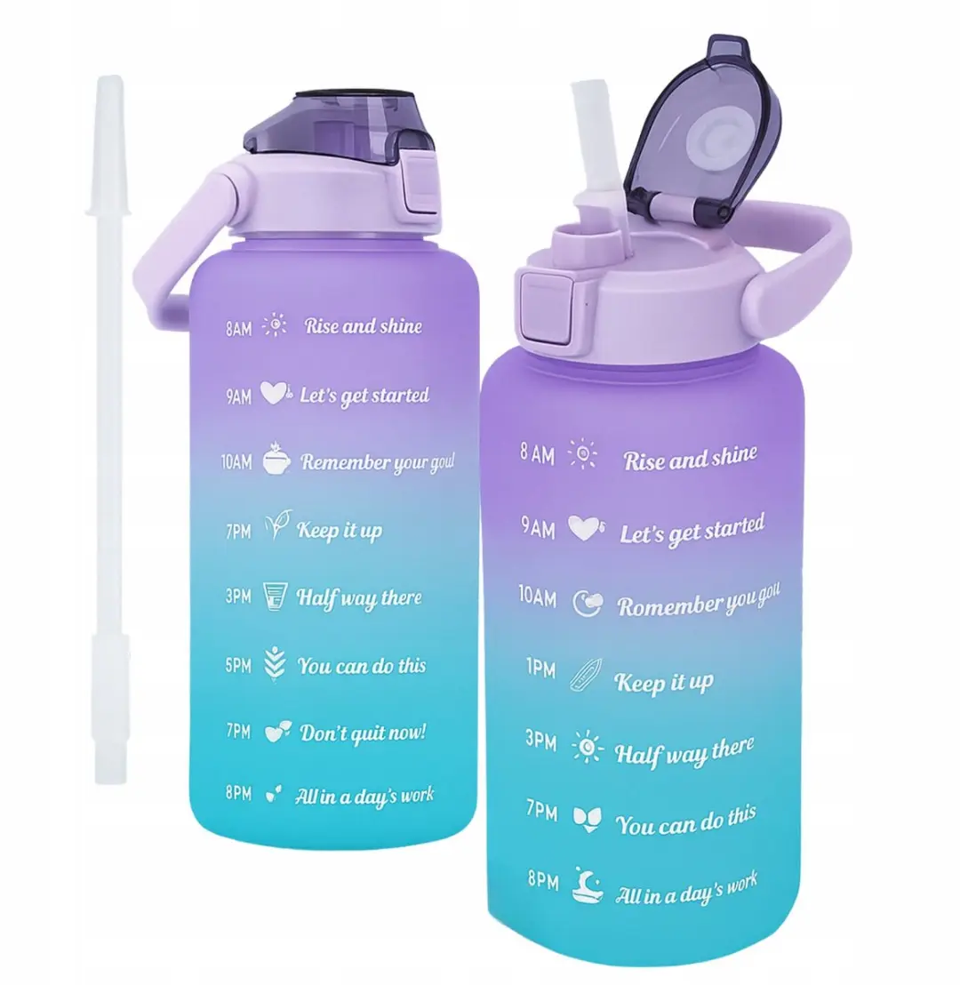 TRX Grote Sport Bidon 2L Blauw/Paars - 2000ml