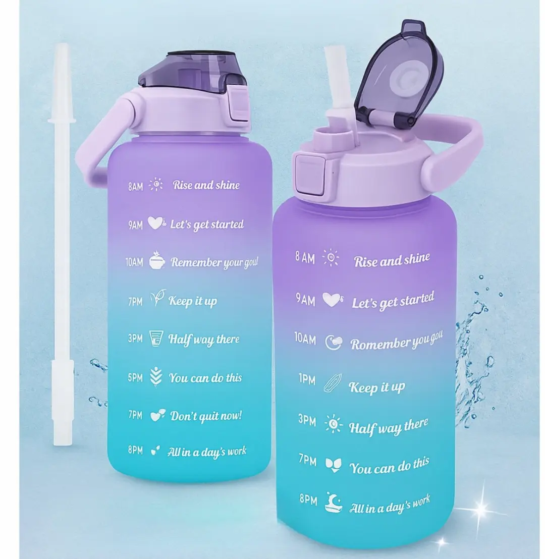 TRX Grote Sport Bidon 2L Blauw/Paars - 2000ml