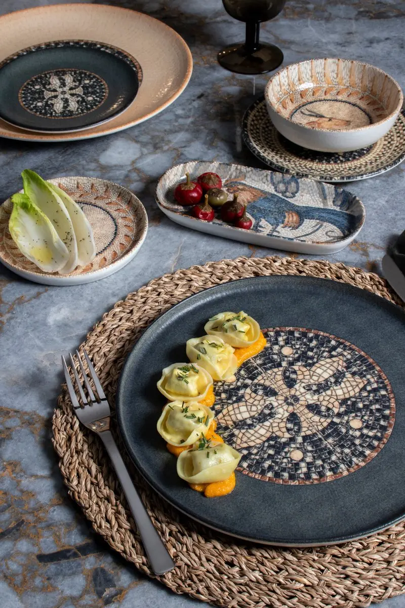 Bonna Mesopotamia Dinerbord Porselein 28cm - Multikleur - 6 Stuks
