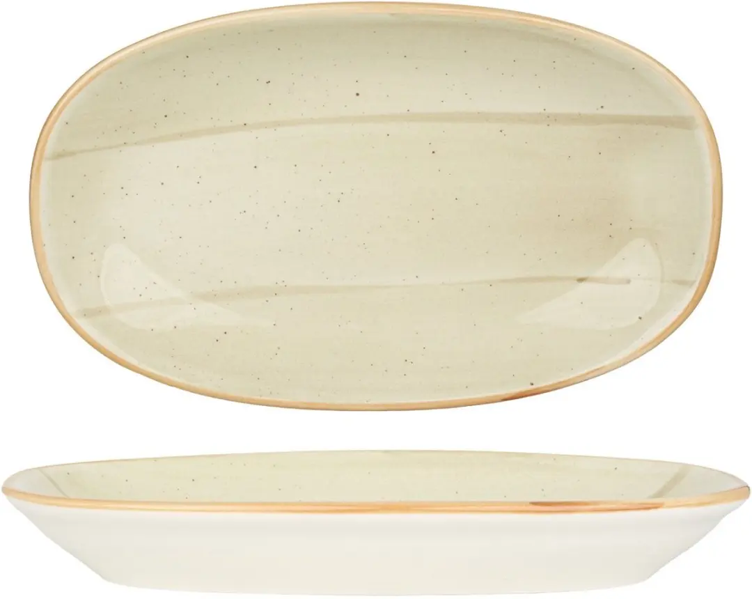 Bonna Aura Terrain Serveerschaal - 24x14cm - Multikleur - 2 Stuks