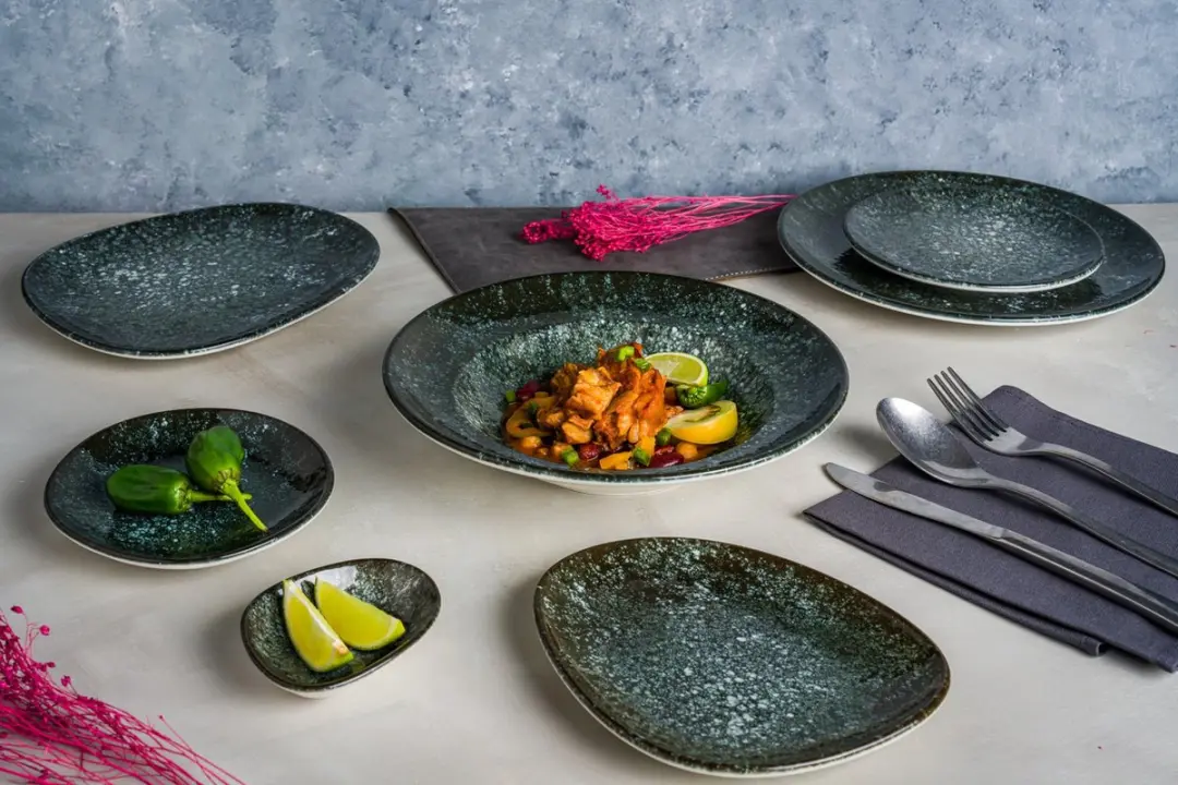 Bonna Cosmos Pastabord - 28cm - Multikleur - 2 Stuks