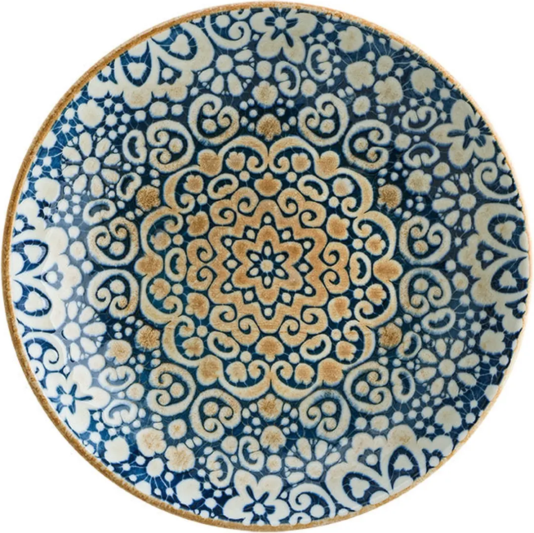Bonna Alhambra Porseleinen Bord - 25cm - Multikleur - 6 Stuks