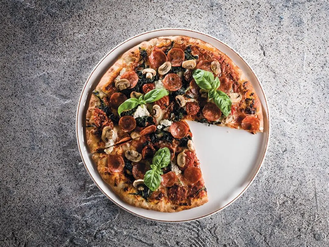 Bonna Retro Pizzabord Porselein - 32cm - 2 Stuks
