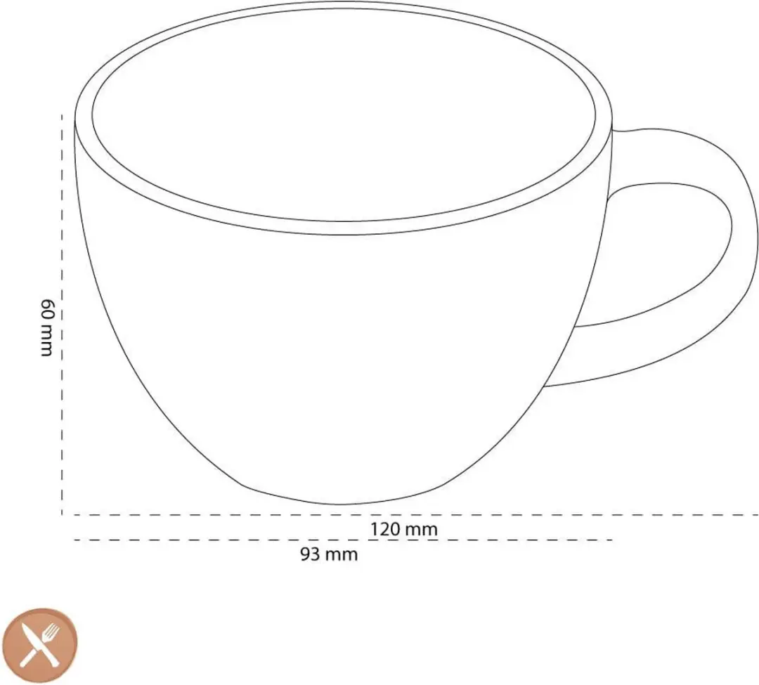 Villeroy & Boch Crafted Denim Koffiekoppen - 6 Stuks 0,25L - Blauw
