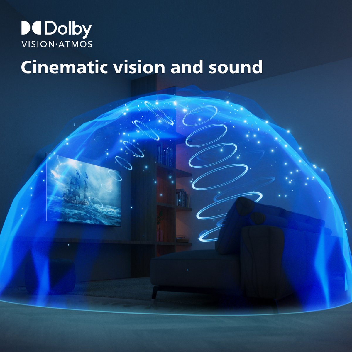 Philips 65PUS7608 - 65 inch - 4K LED - 2023