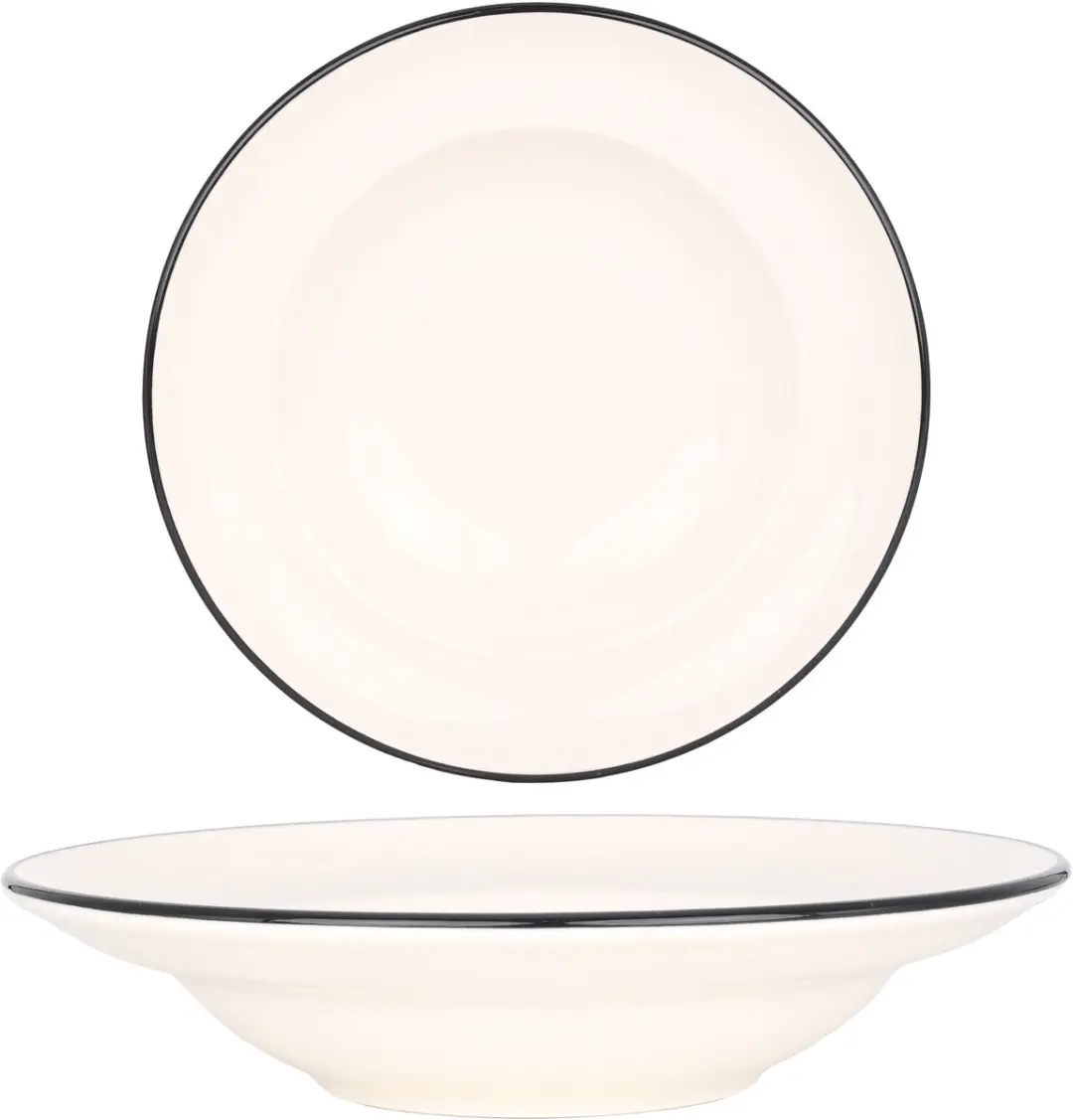 Bonna Linea Black Pastabord 24cm