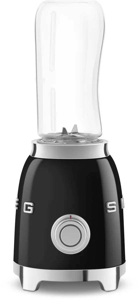 Smeg PBF00BLEU Personal Blender Zwart - 300W - 2 Snelheden