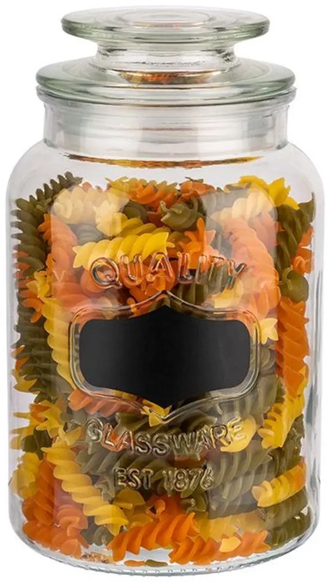 APS Voorraadpot 1.2L Transparant - Set van 2