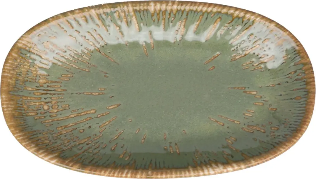 Bonna Serveerschaal Sage Snell - 24x14cm - 2 Stuks