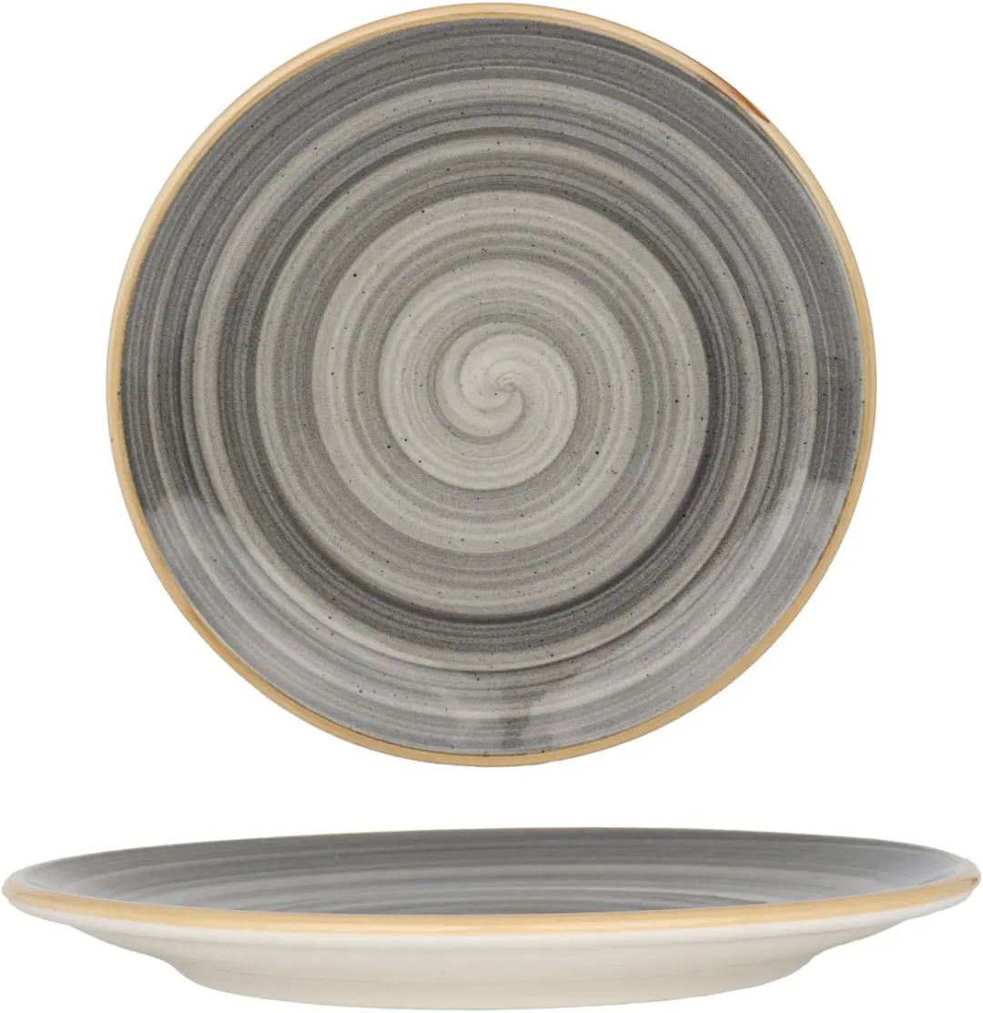 Bonna Dessertbord Aura Space Porselein