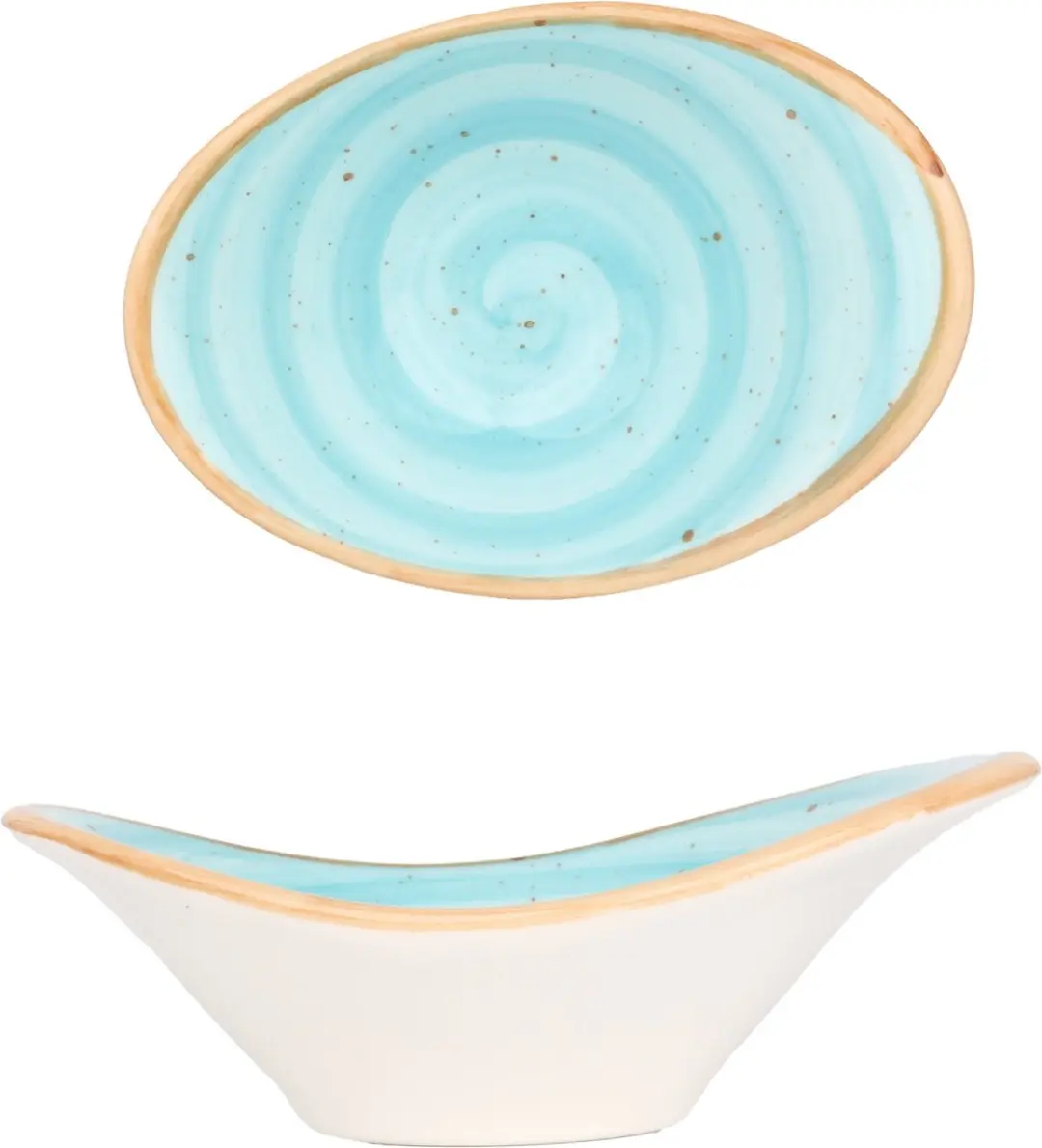 Bonna Serveerschaal Aqua - 27cm - 2 Stuks