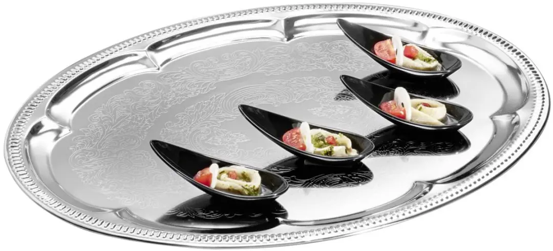 APS Serveerschaal Metaal 00391 - 46x34cm - Zilver