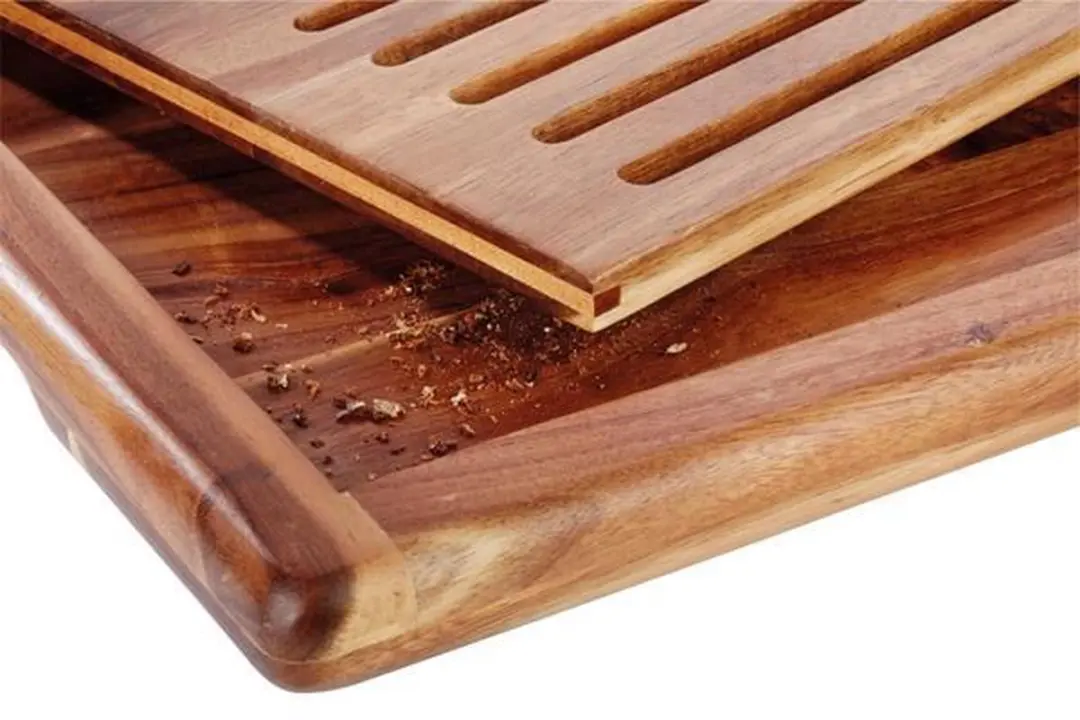 APS Akazia Snijplank 53x32,5cm - met kruimellade