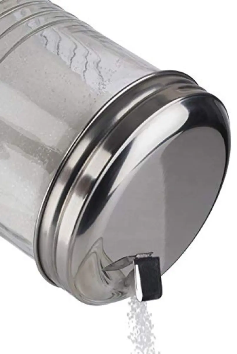 APS Suikerdispenser 350ml - Glas met RVS deksel - afbeelding 6 van 6