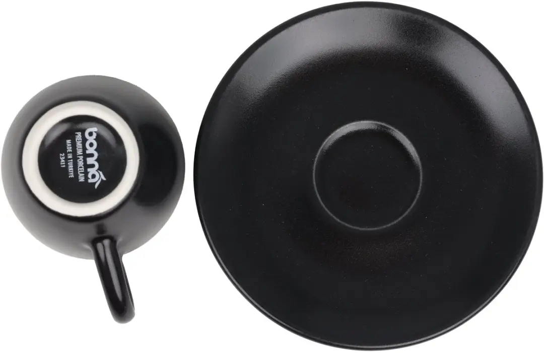 Bonna Notte Espresso Set 6-delig - 70cc - Zwart